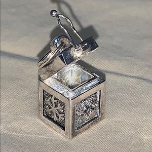 Silver Prayer Box charm.  NWOT.